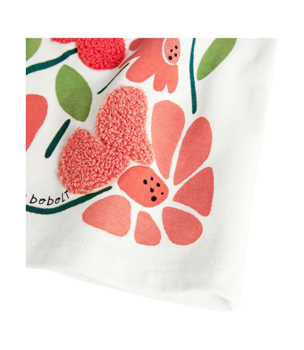 Kleid kurzarm Blumen