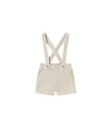 Latzhose kurz Waffelpiqué