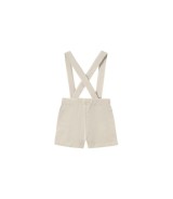 Latzhose kurz Waffelpiqué