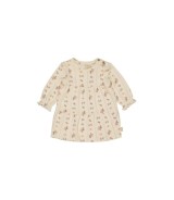 Ajour-Kleid langarm Rosen