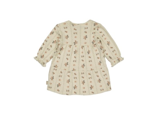 Ajour-Kleid langarm Rosen