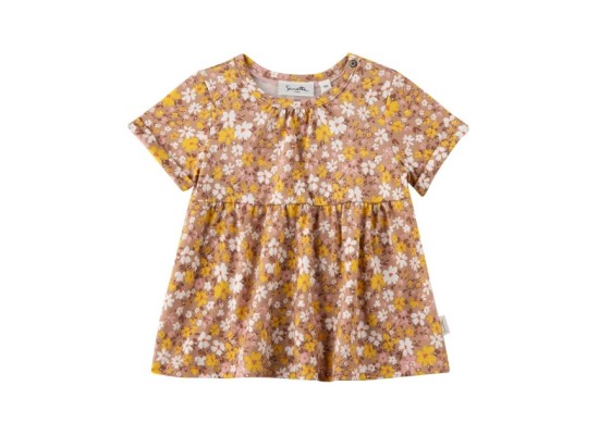 Kleid kurzarm Blumen