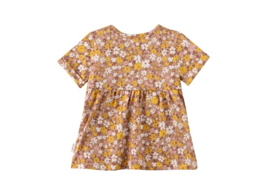 Kleid kurzarm Blumen