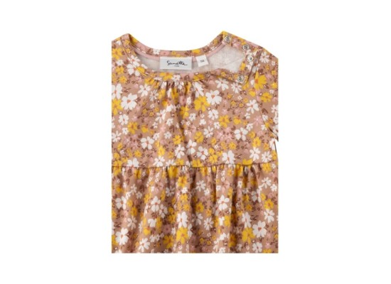 Kleid kurzarm Blumen