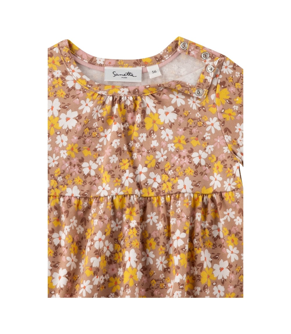 Kleid kurzarm Blumen