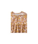 Kleid kurzarm Blumen