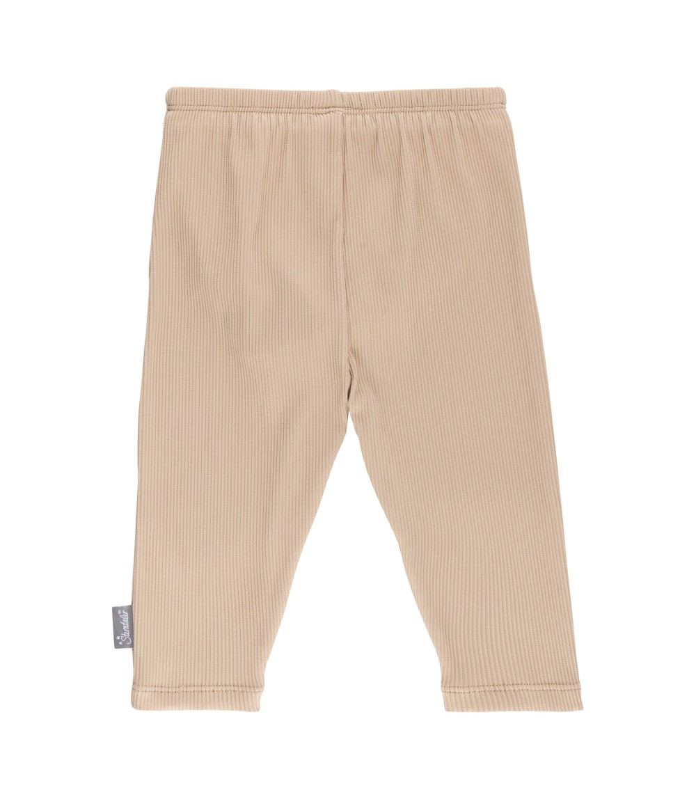 Capri-Schwimmleggings mit Windeleinsatz und UV-Schutz Rippqualität