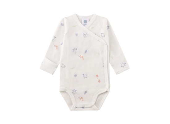 Wickelbody langarm Vögel