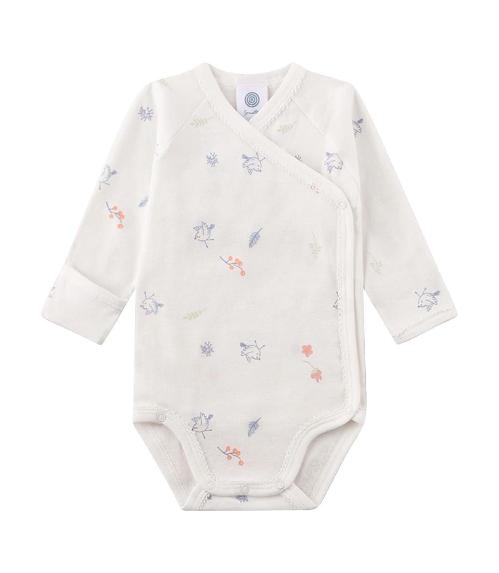 Wickelbody langarm Vögel