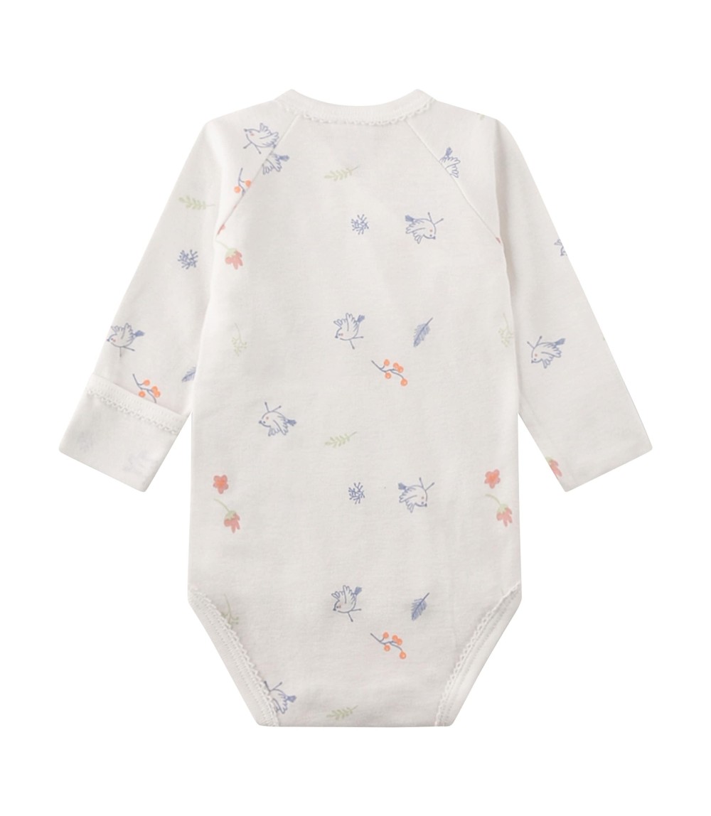 Wickelbody langarm Vögel