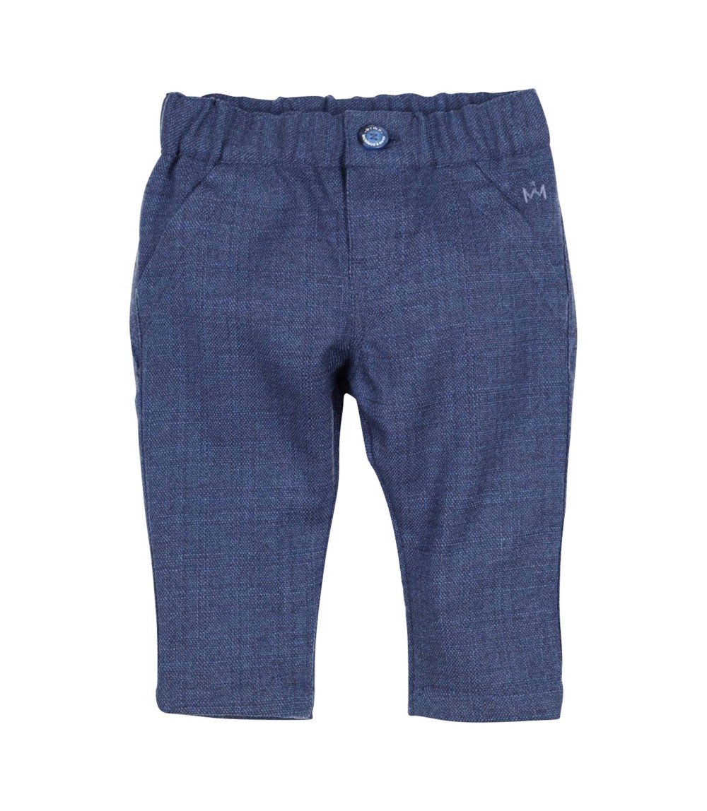 Chambray-Hose mit Leinenanteil