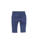 Chambray-Hose mit Leinenanteil