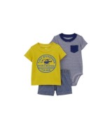 3-tlg. Set Body kurzarm