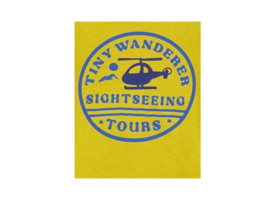  T-Shirt und Shorts Ringel Hubschrauber