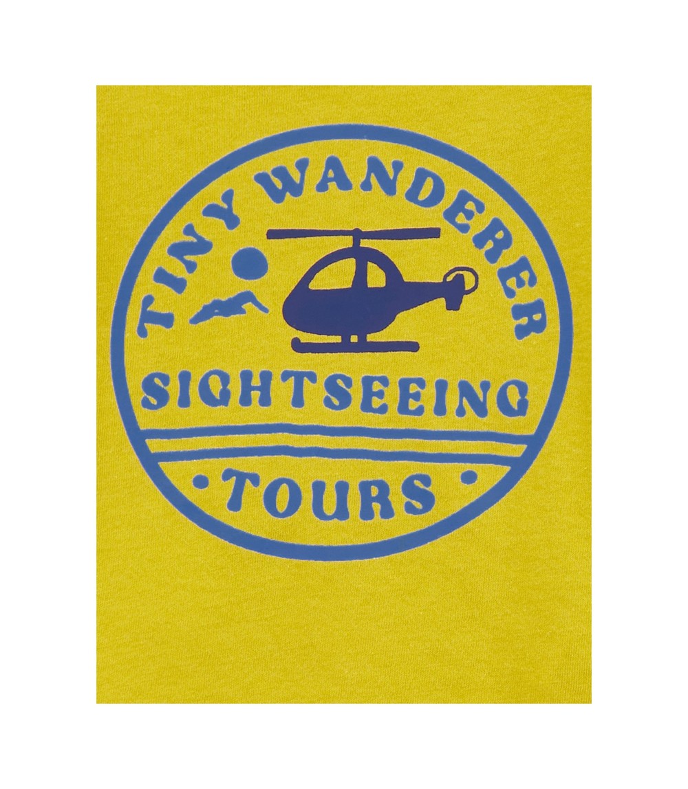  T-Shirt und Shorts Ringel Hubschrauber