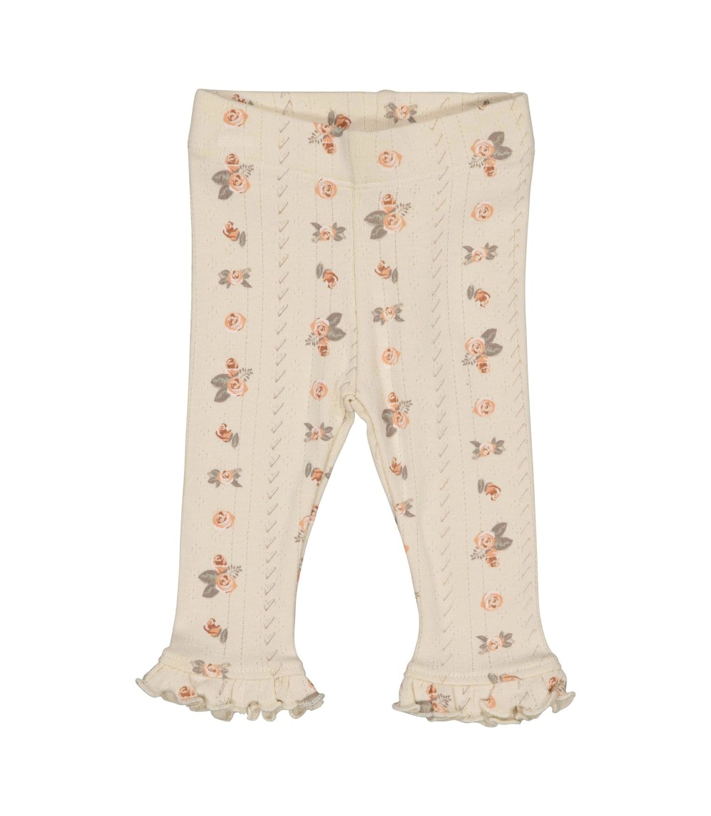 Ajour-Leggings Rosen Rüschen