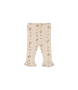 Ajour-Leggings Rosen Rüschen