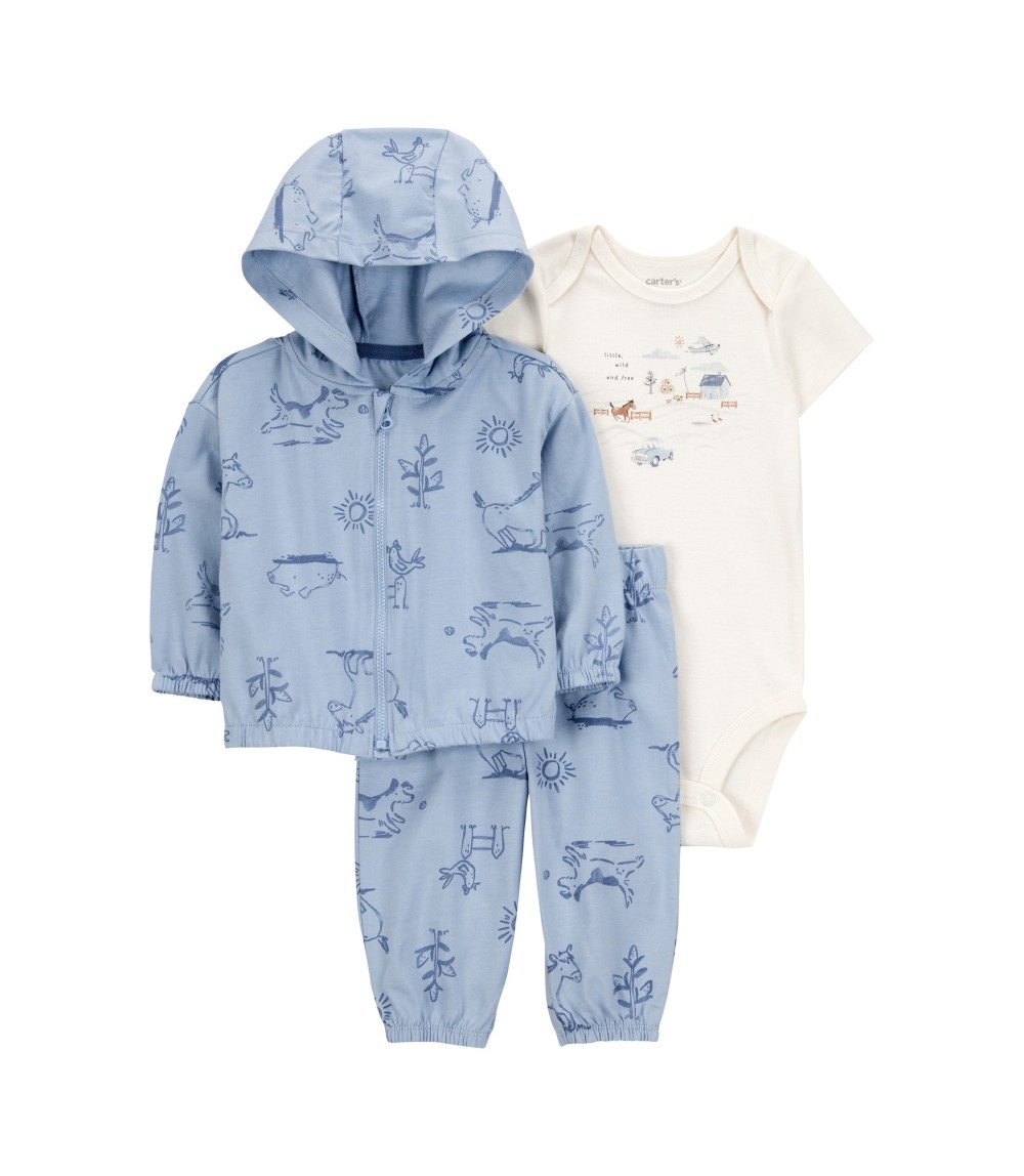 3-tlg. Set Body kurzarm