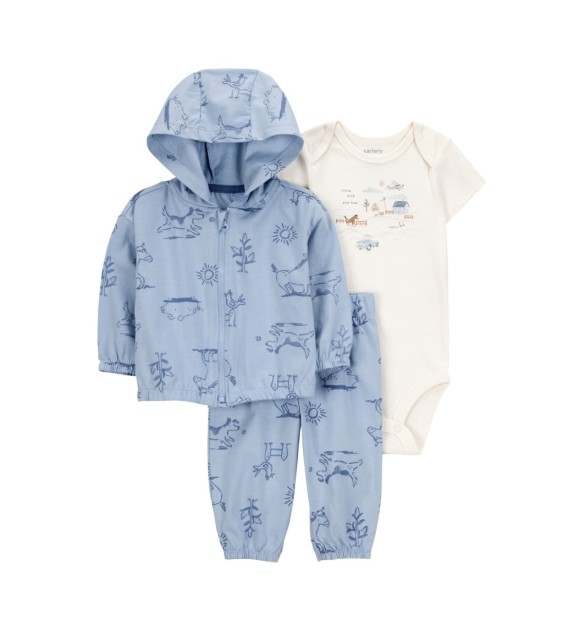 3-tlg. Set Body kurzarm