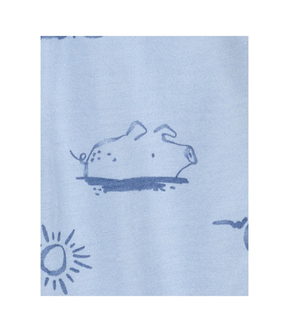 3-tlg. Set Body kurzarm, Sweatjacke und Jogginghose Farm