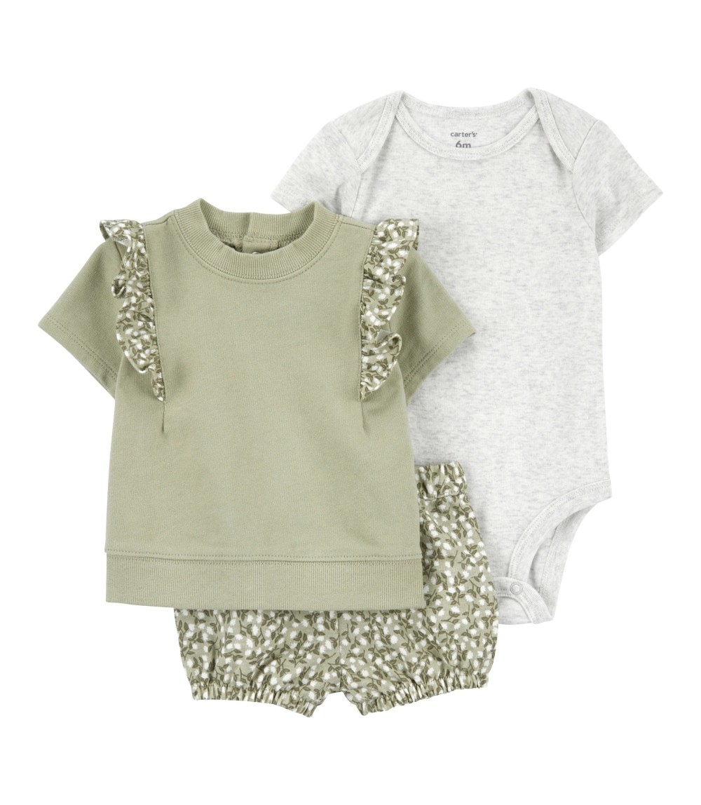 3-tlg. Set Body kurzarm