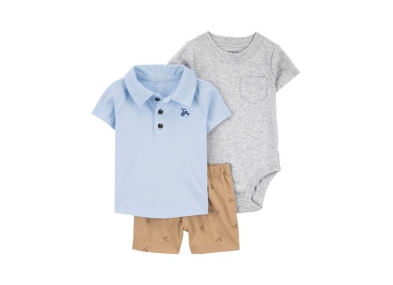 3-tlg. Set Body kurzarm