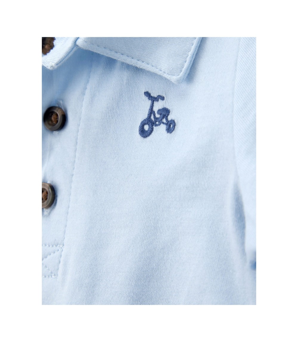  Polo-T-Shirt und Shorts Fahrrad