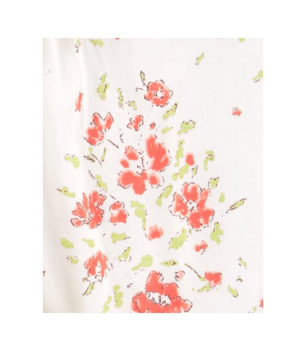  T-Shirt Flügelarm und Shorts Blumen