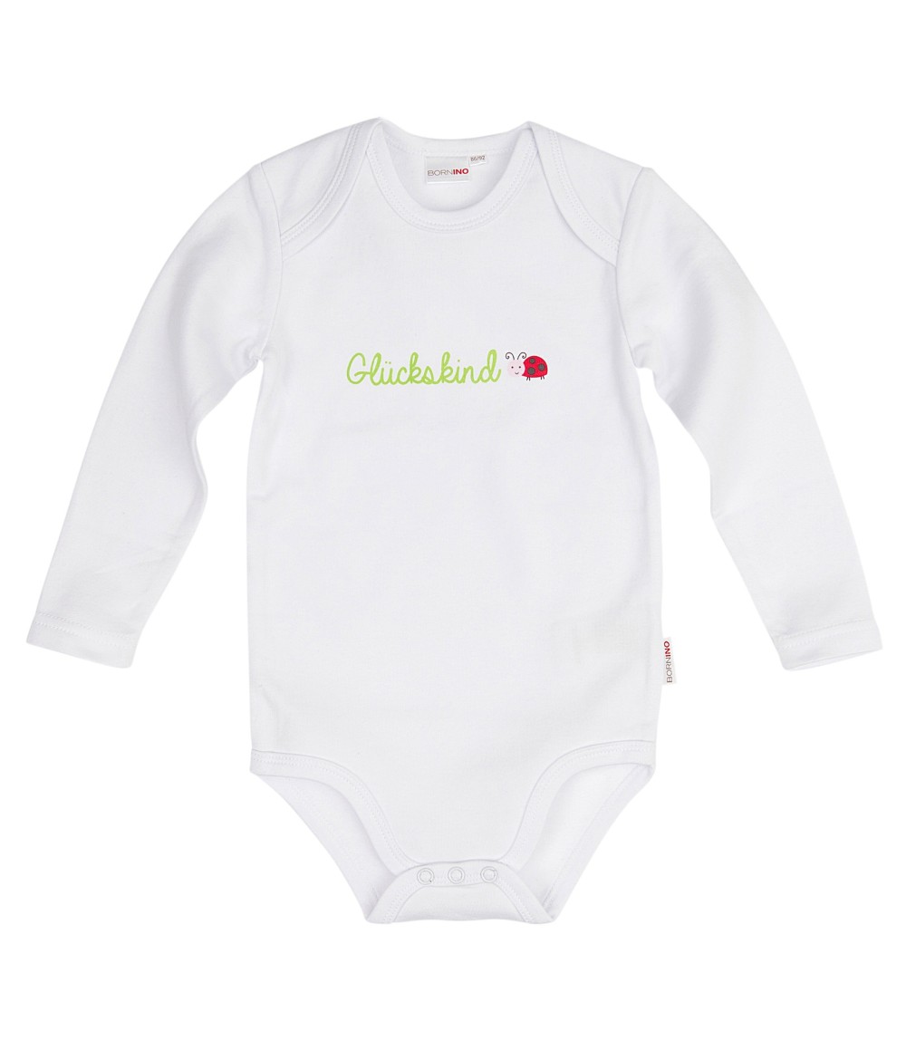 Sprüchebody langarm Glückskind