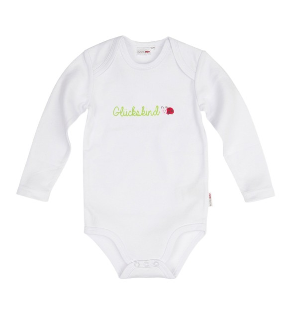 Sprüchebody langarm Glückskind