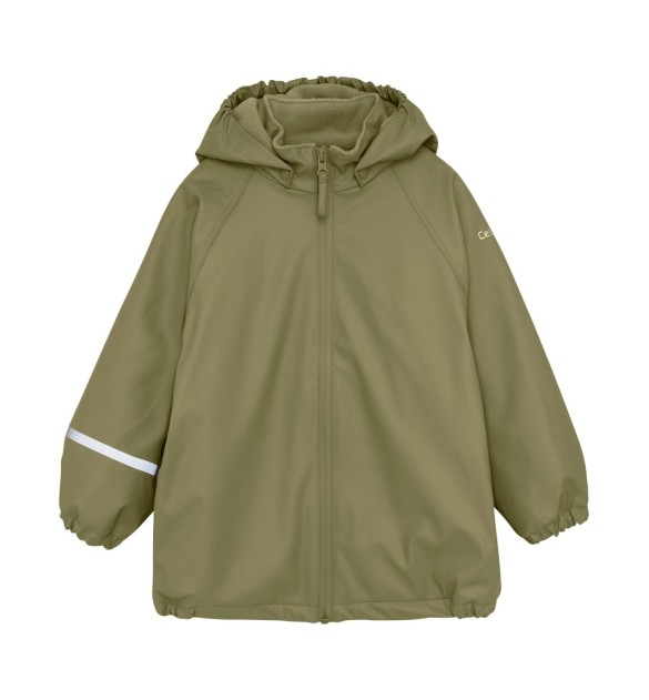 Regenjacke mit abnehmbarer Kapuze gefüttert