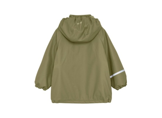 Regenjacke mit abnehmbarer Kapuze gefüttert