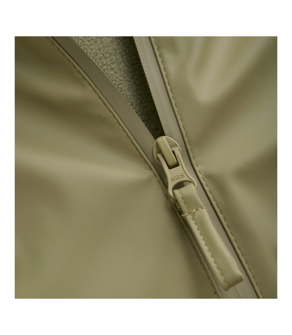 Regenjacke mit abnehmbarer Kapuze gefüttert