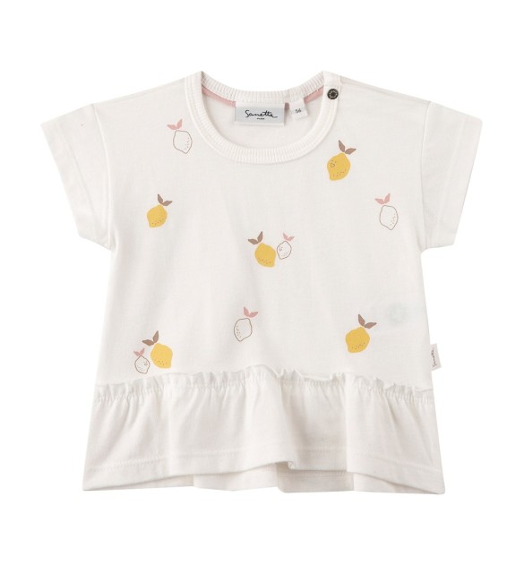 T-Shirt Zitronen Volant