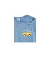 Schlafanzug kurz Auto Ringel