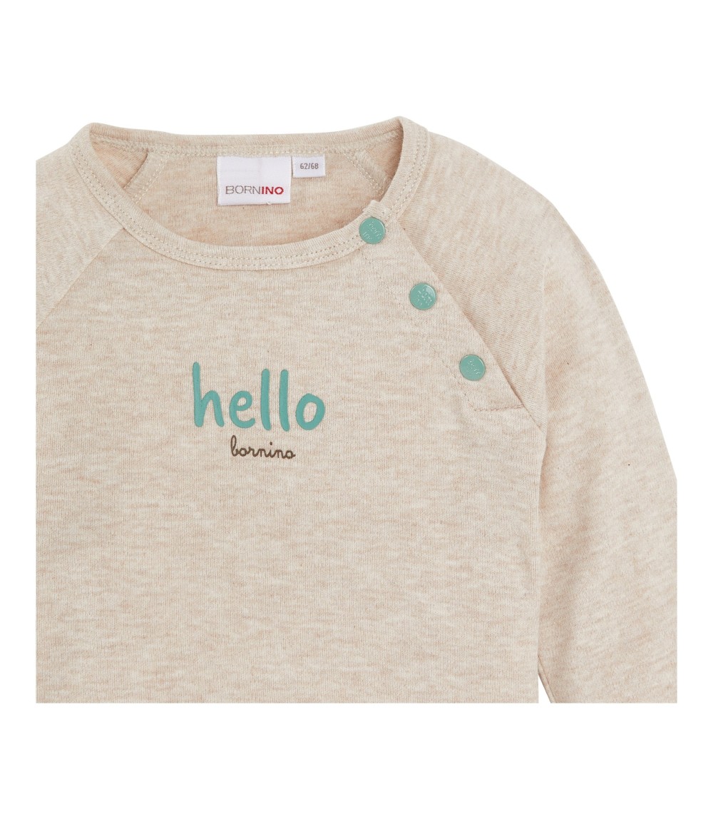 Raglanshirt langarm Hello