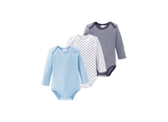 3er-Pack Bodys langarm