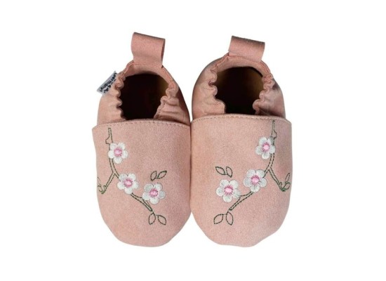 Kinderschuhe RecyStep Kirschblüten altrosa