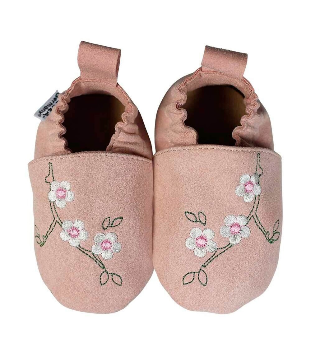 Kinderschuhe RecyStep Kirschblüten altrosa