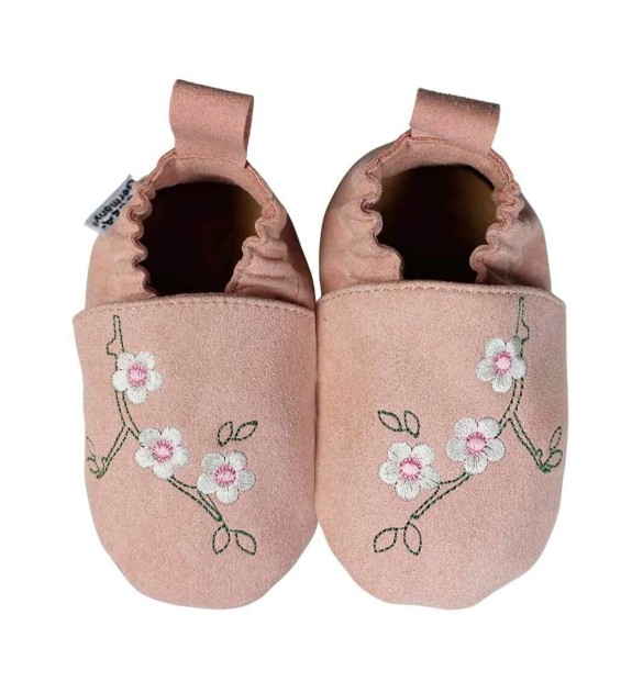 Kinderschuhe RecyStep Kirschblüten altrosa