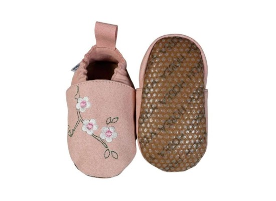 Kinderschuhe RecyStep Kirschblüten altrosa