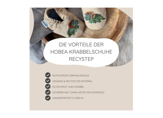 Kinderschuhe RecyStep Kirschblüten altrosa