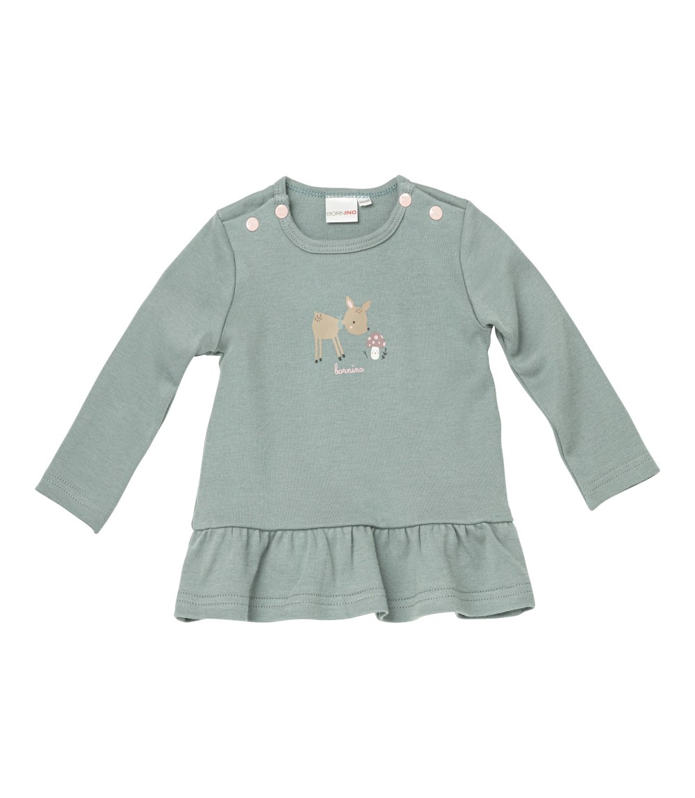 Shirt langarm Volant Reh