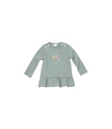 Shirt langarm Volant Reh