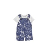 2-tlg. Set T-Shirt und Latzhose kurz