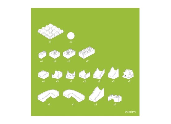 Kugelbahn Erweiterung Weiche 43-tlg.