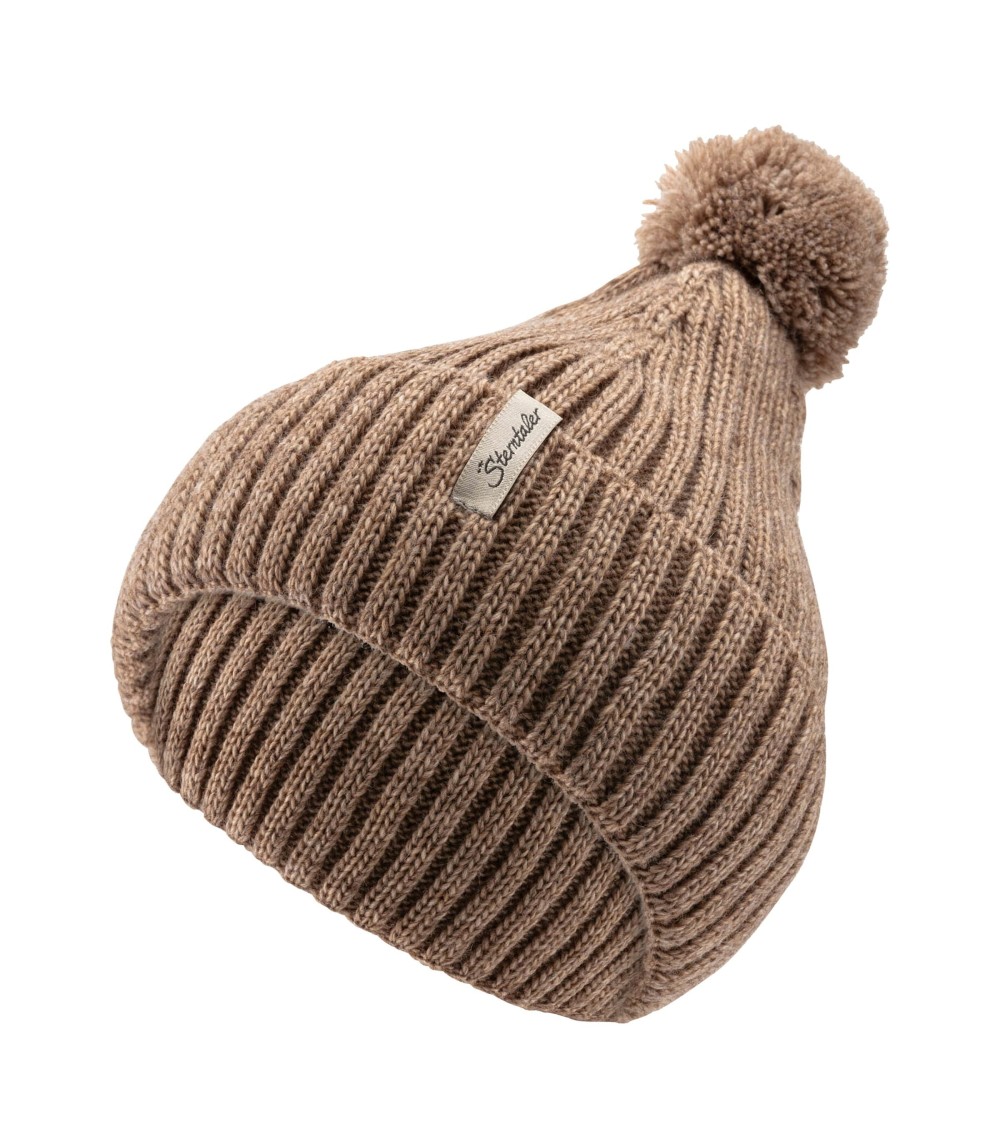 Winter-Strickmütze Bommel