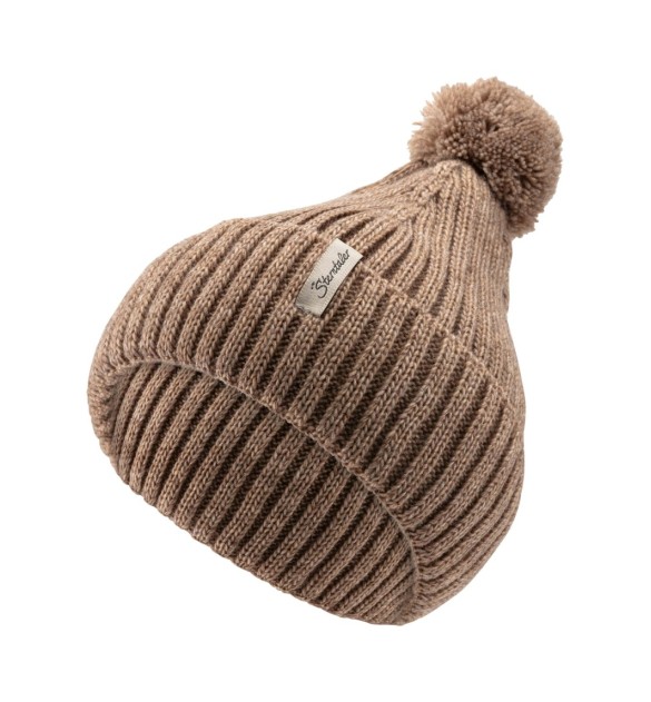 Winter-Strickmütze Bommel