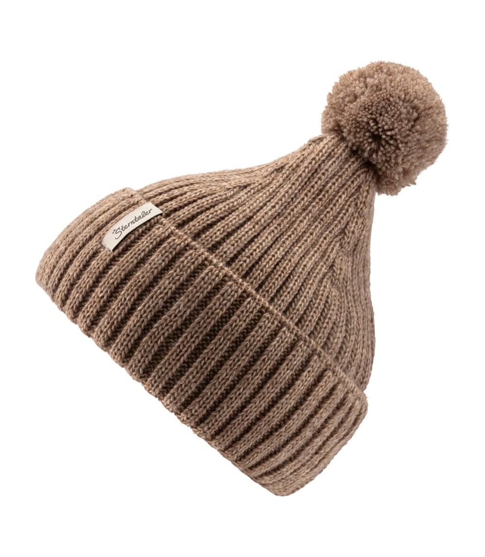 Winter-Strickmütze Bommel