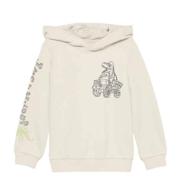 Sweatshirt mit Kapuze Dino Fahrzeug